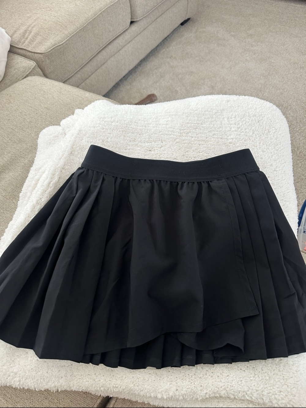 Cotton On BODY Black Pleated Athletic Skirt